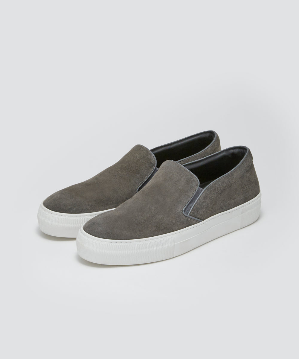PELLICO SUNNY | メンズ スウェード スリッポン 3.5 p GRAY