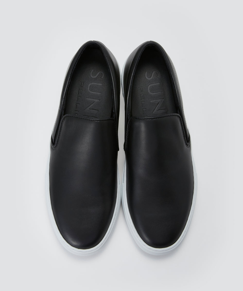 PELLICO SUNNY ウィメンズ スムース スリッポン 3.5cm BLACK 