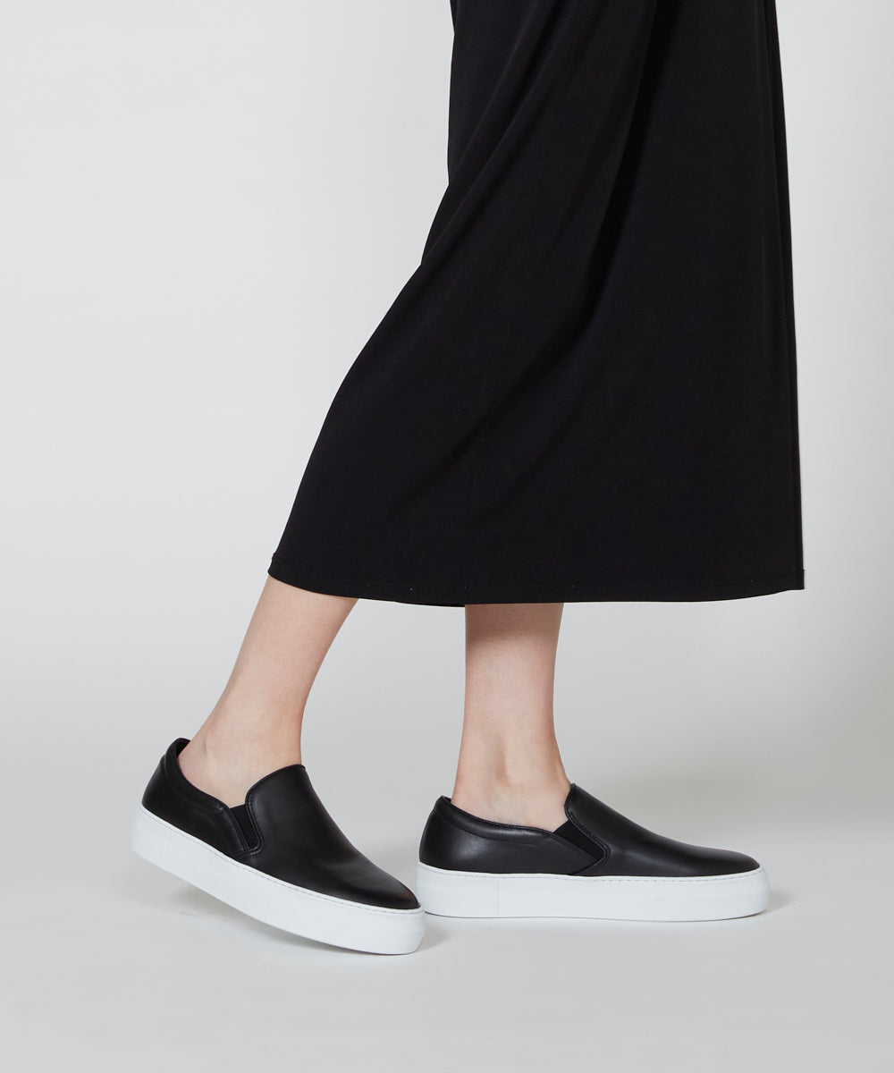 PELLICO SUNNY ウィメンズ スムース スリッポン 3.5cm BLACK 