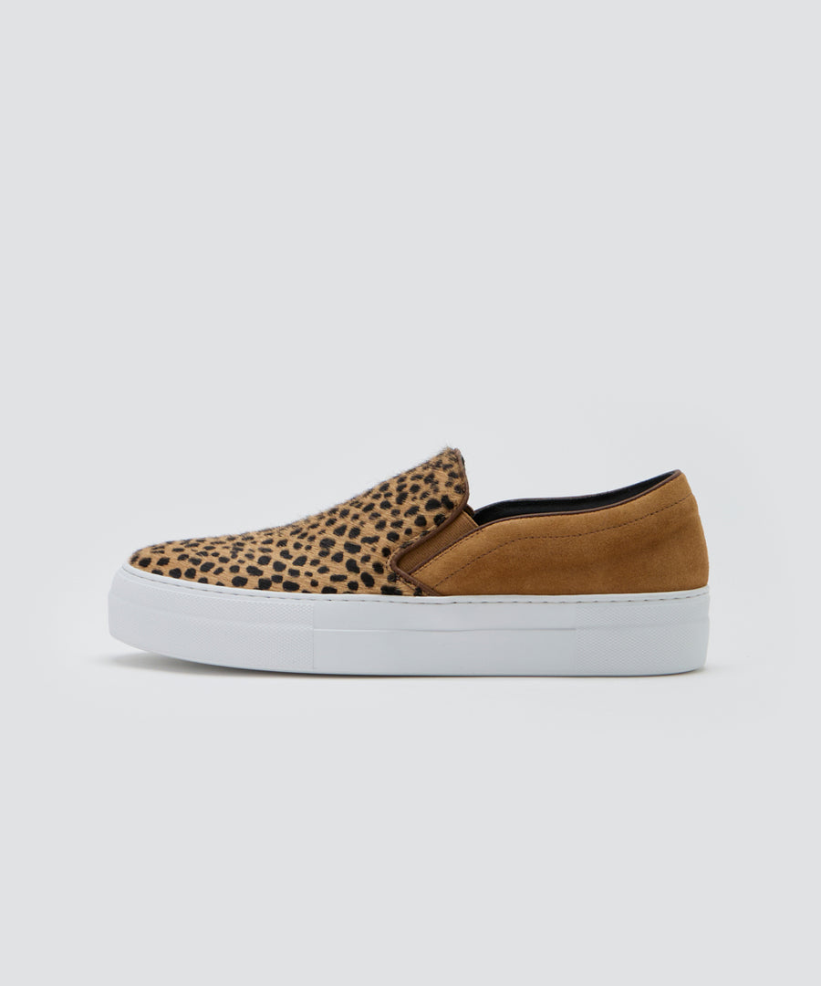 GIOIA ウィメンズ スリッポン 3.5CM LEOPARD