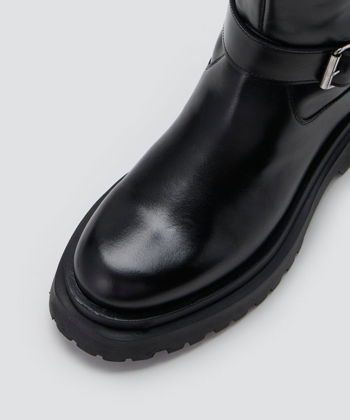 PELLICO SUNNY 撥水 エンジニアロングブーツ 4.5cm BLACK ブーツ PELLICO SUNNY 撥水 エンジニアロングブーツ 4.5cm BLACK ブーツ