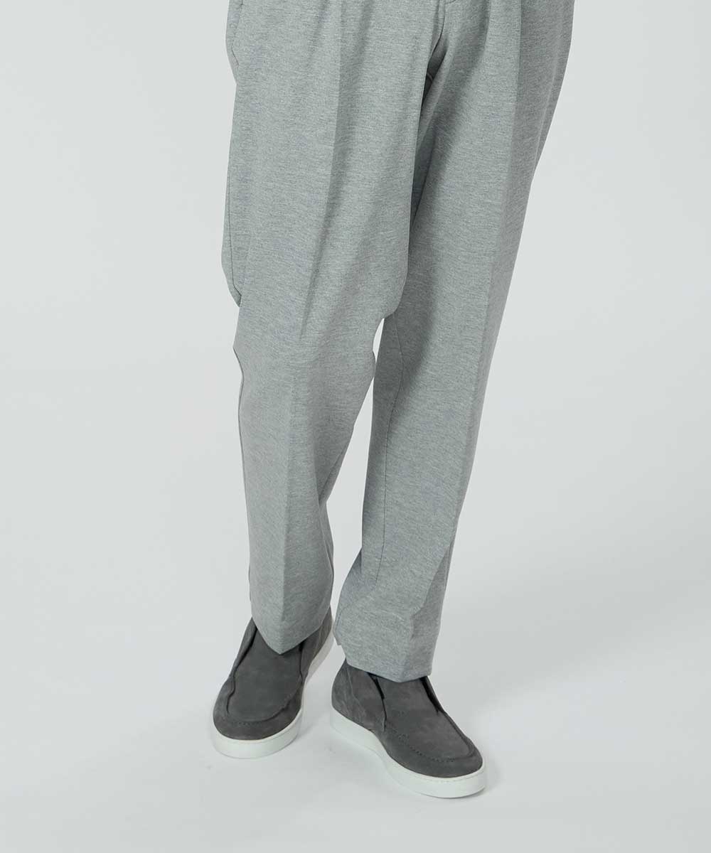 BARTEX メンズ スウェード チャッカ スニーカー 2.5cm GRAY