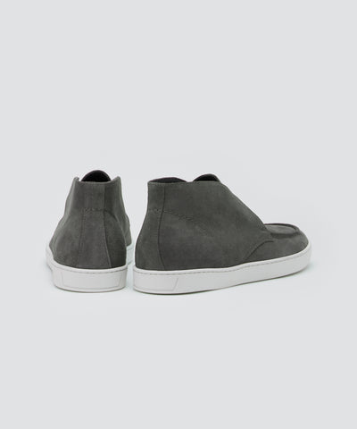 BARTEX メンズ スウェード チャッカ スニーカー 2.5cm GRAY