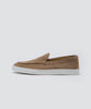 BARTEX メンズ スウェード スリッポン 2.5cm BEIGE