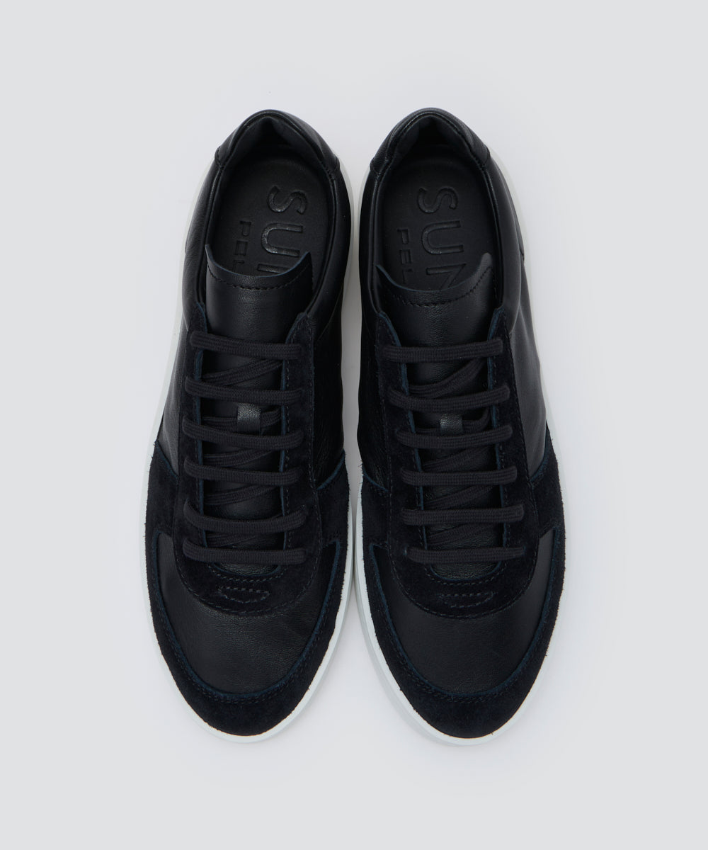 PELLICO SUNNY | TRAVIS メンズ レースアップ スニーカー 4.0cm BLACK
