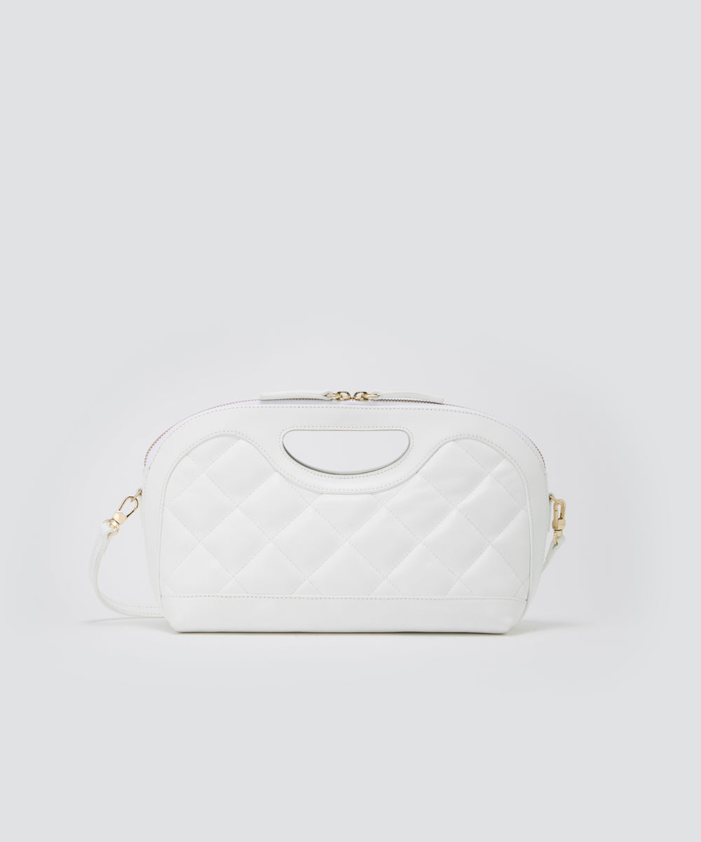 ANELLI CESTO MINI QUILTING バッグ WHITE