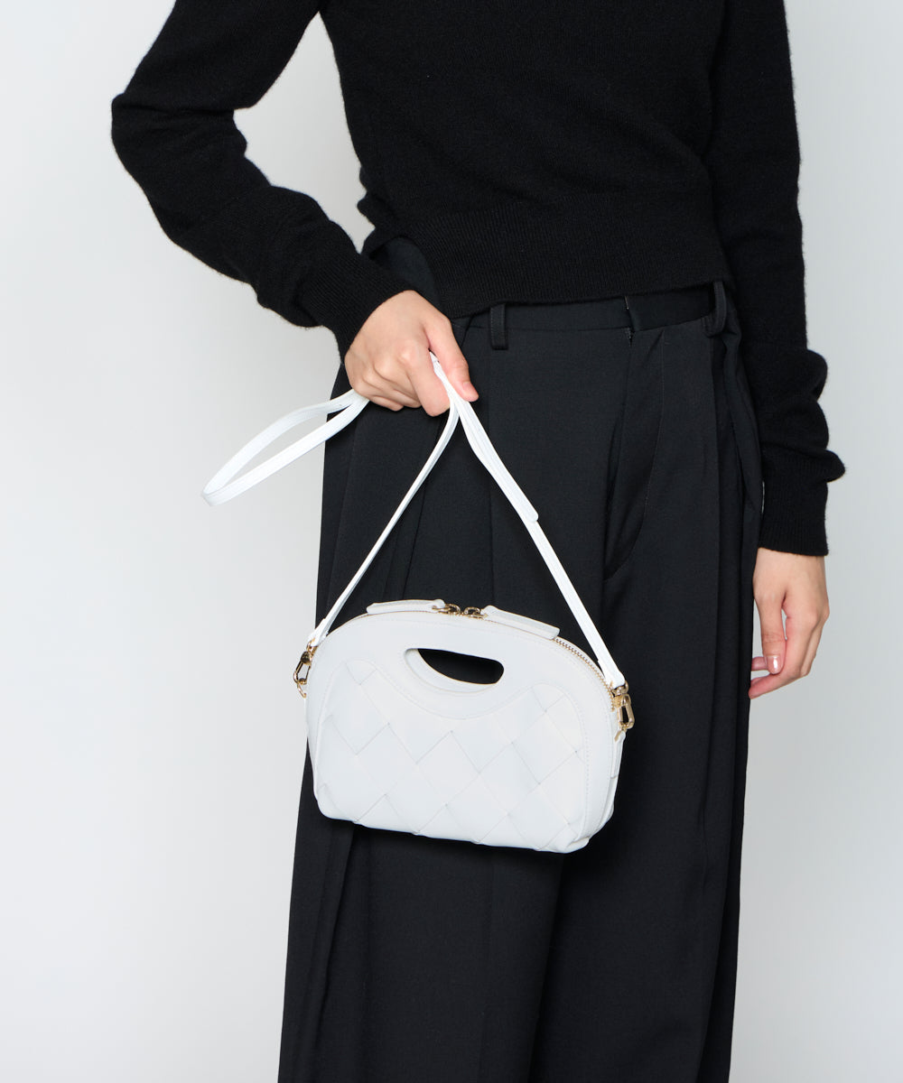 PELLICO BAG バッグ WHITE ハンドバッグ AMAN ONLINE STORE アマンオンラインストア