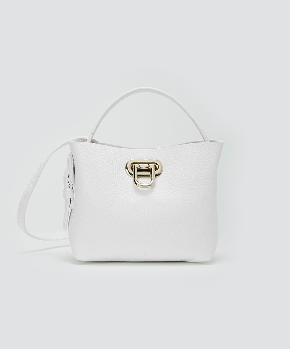 ANELLI TURNLOCK MINI バッグ WHITE