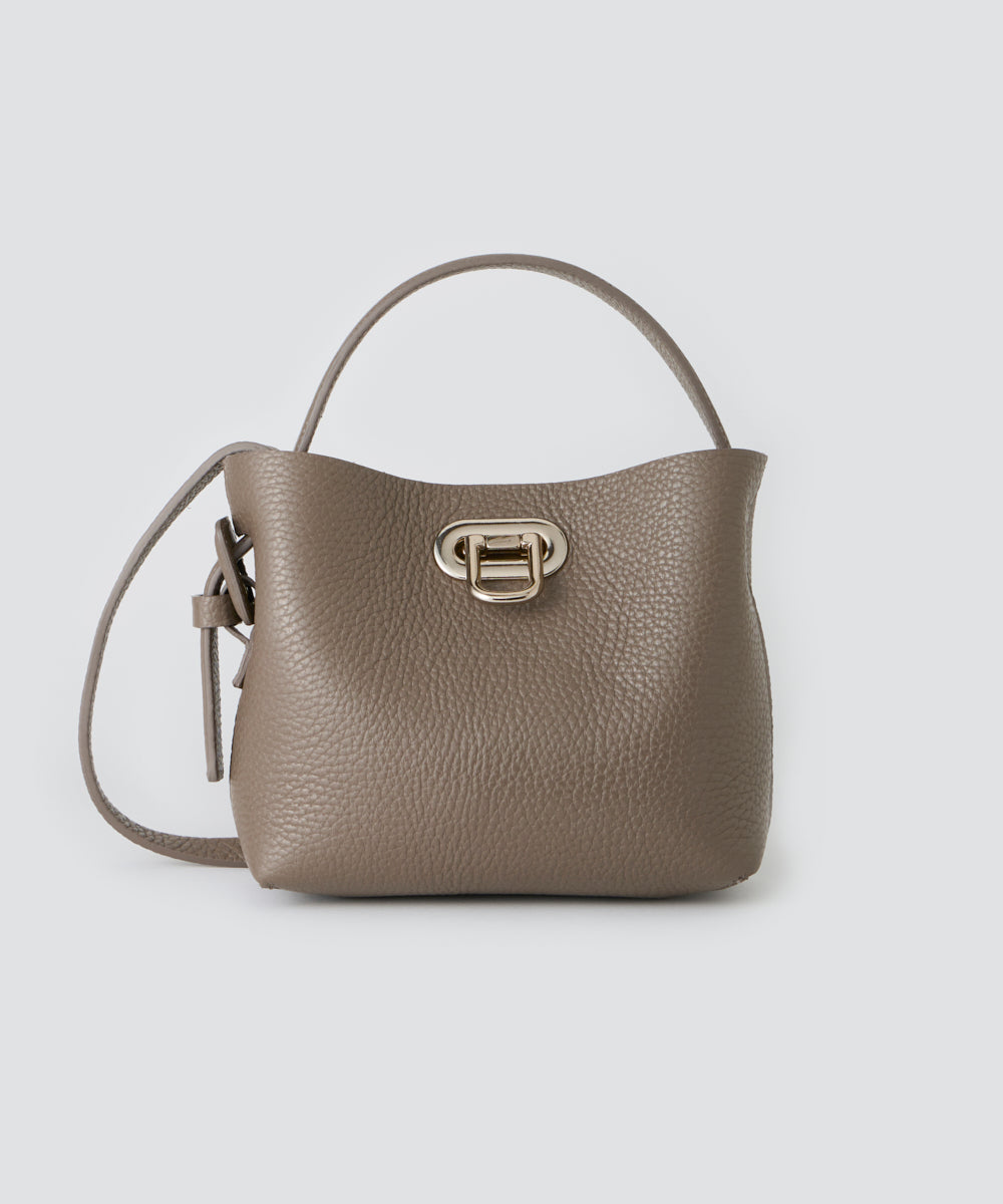 ANELLI TURNLOCK MINI バッグ TAUPE