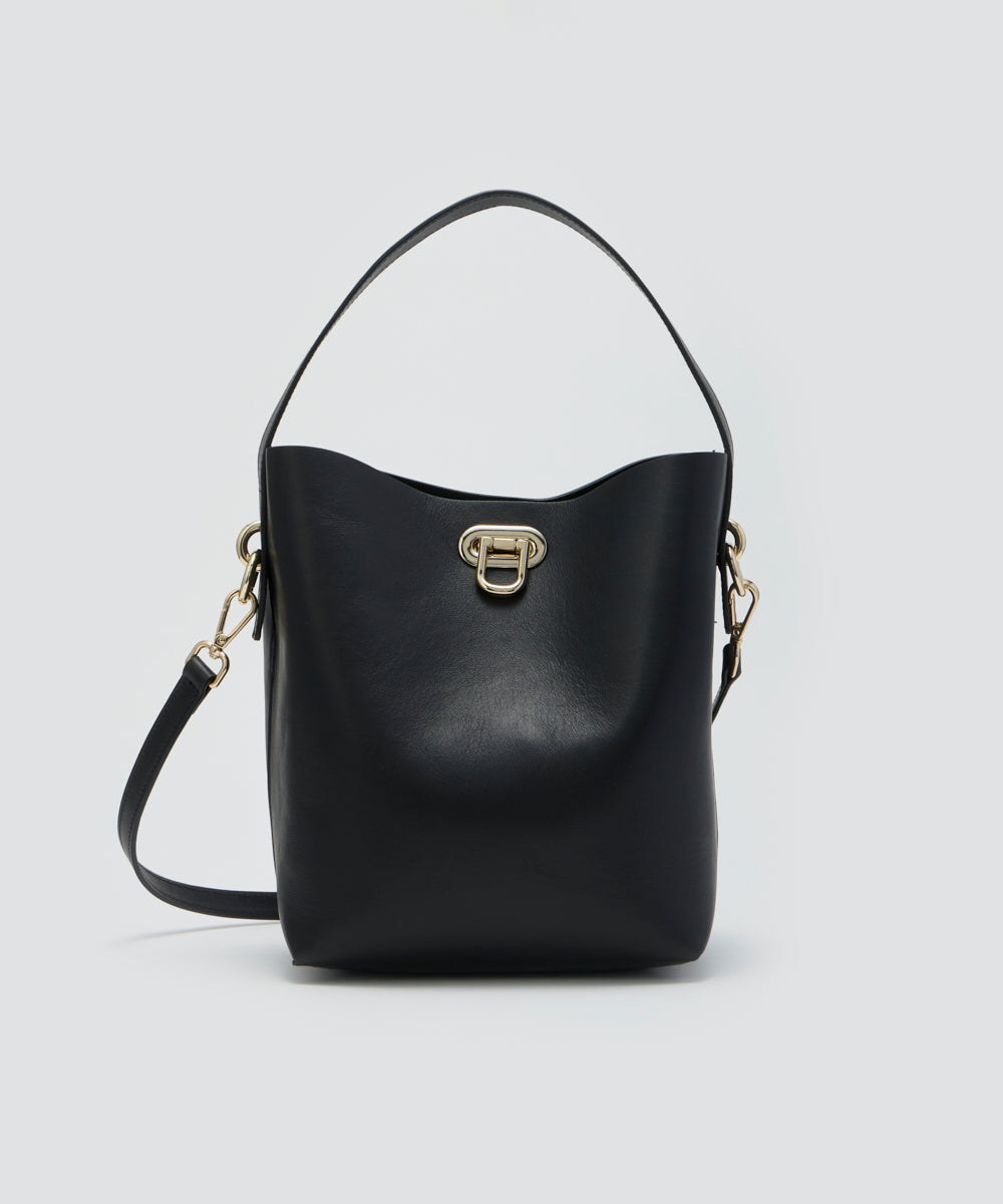 ANELLI TURNLOCK GRANDE バッグ BLACK