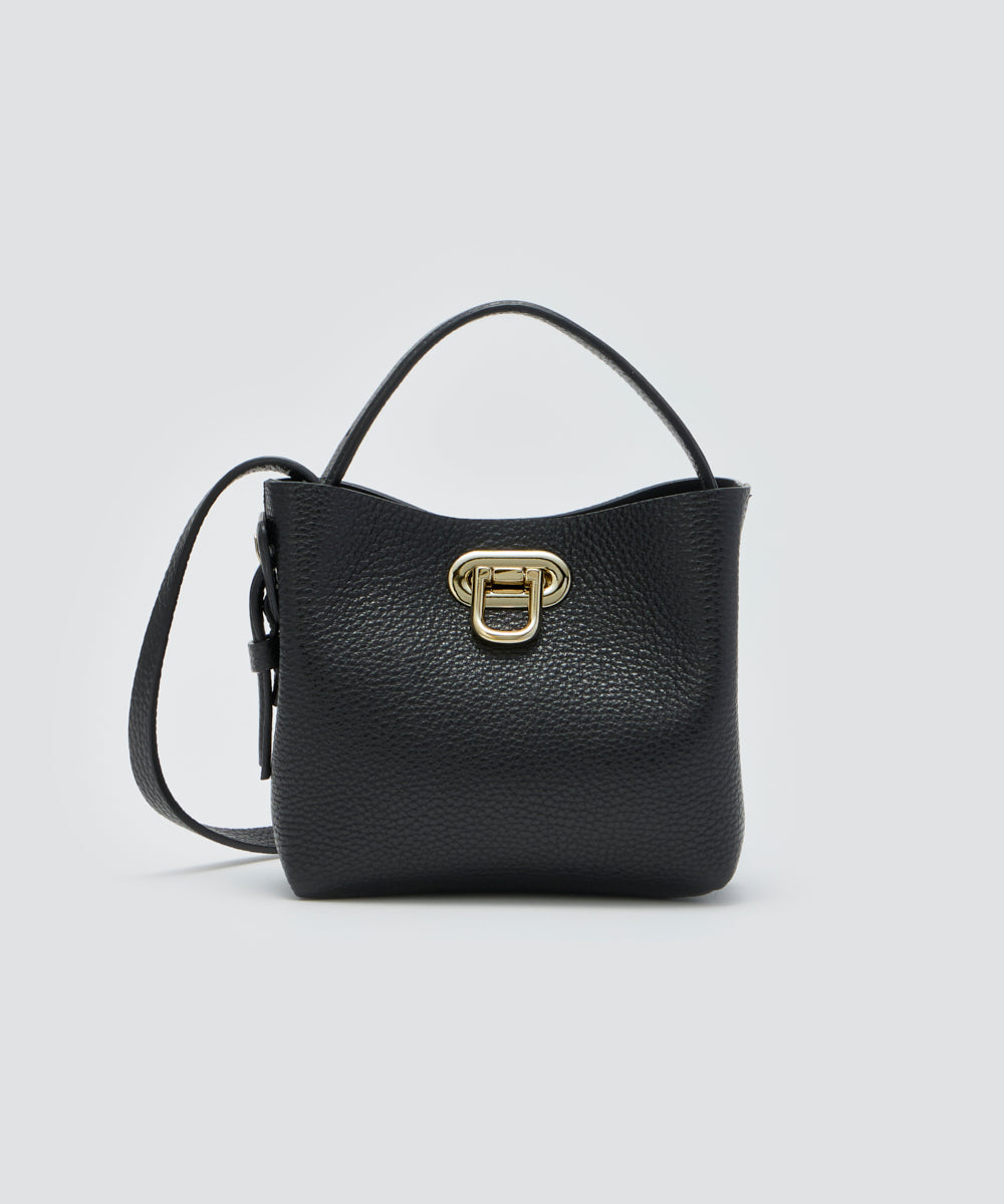 ANELLI TURNLOCK MINI バッグ BLACK