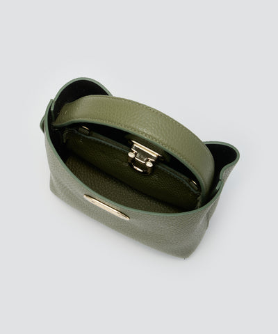 ANELLI TURNLOCK MINI バッグ MOSS GREEN