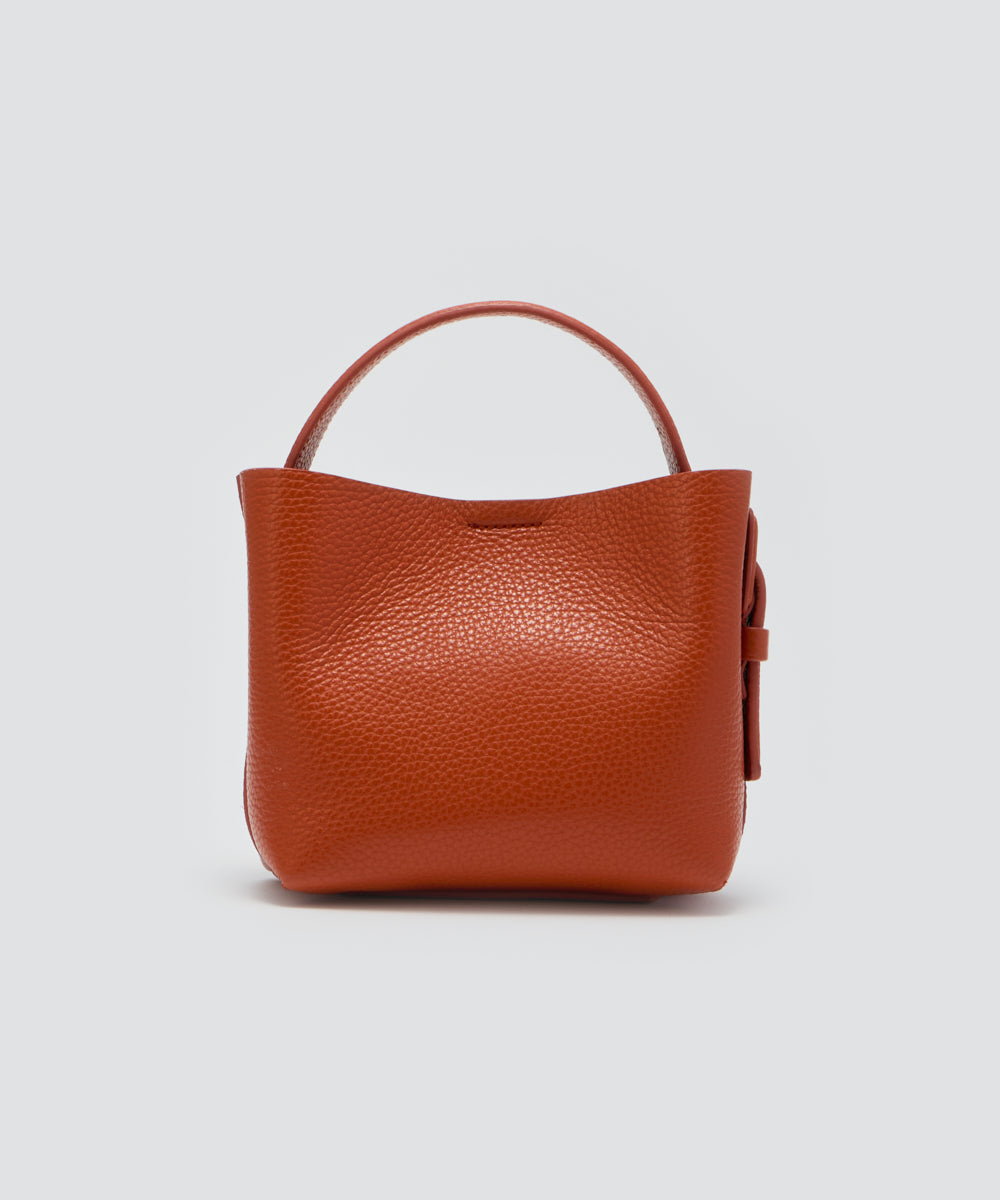 PELLICO BAG | ANELLI TURNLOCK MINI バッグ DARK ORANGE - アマン