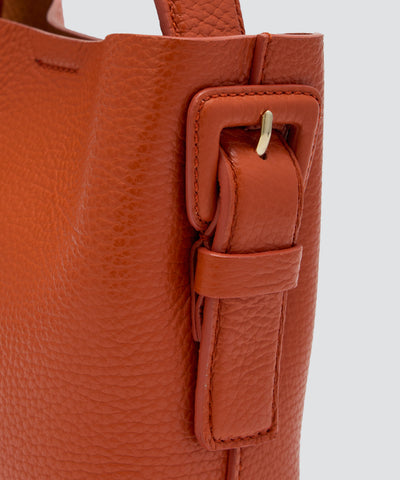 ANELLI TURNLOCK MINI バッグ DARK ORANGE