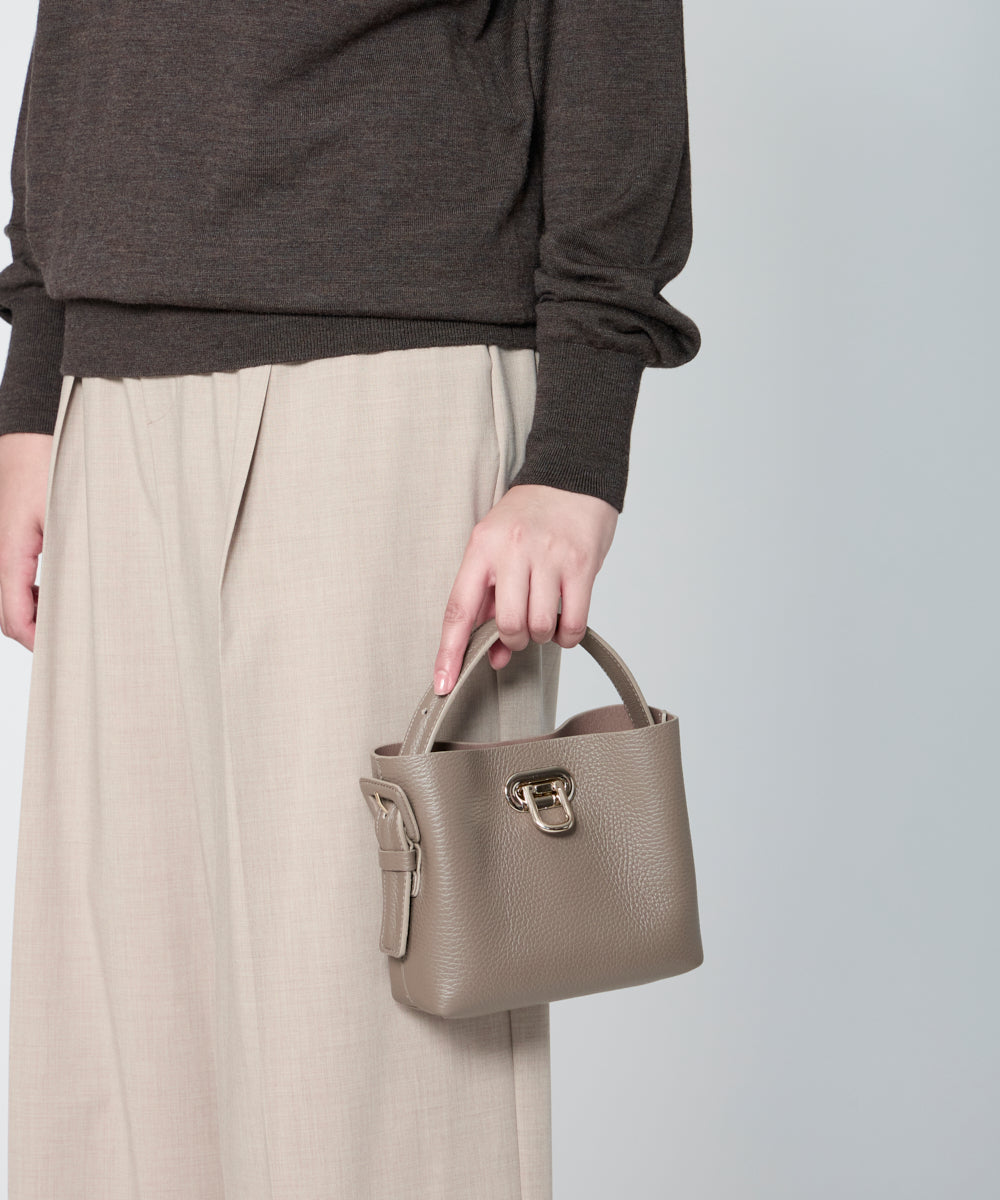 PELLICO BAG | ANELLI TURNLOCK MINI バッグ TAUPE - アマンオンライン