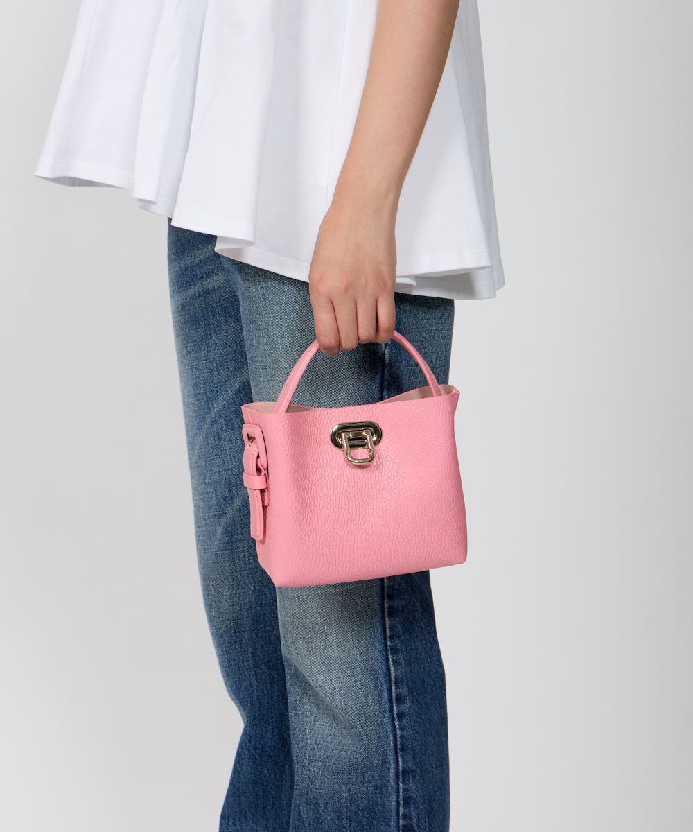 PELLICO BAG | ANELLI TURN LOCK MINI バッグ PINK - アマンオンライン