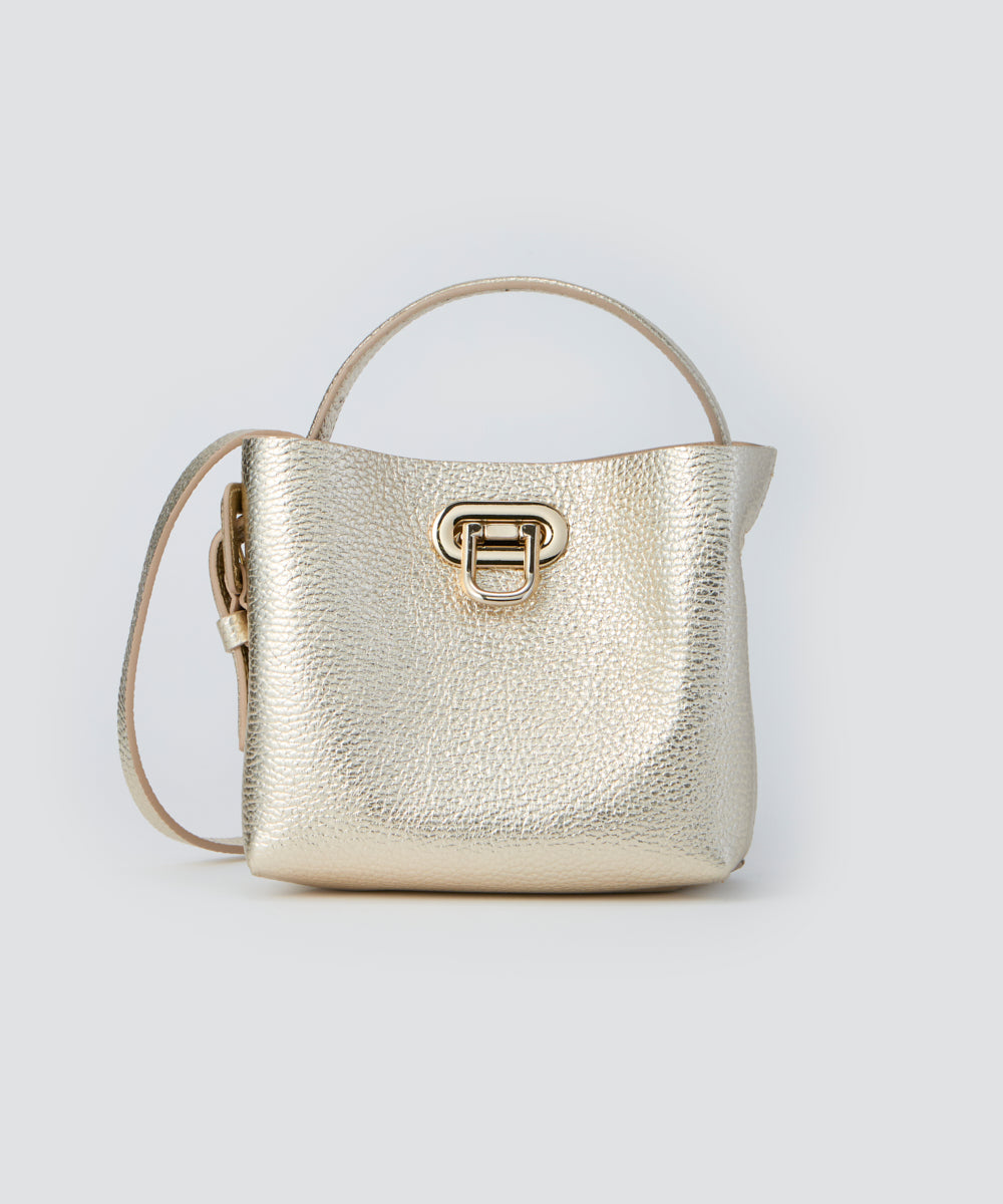 ANELLI TURN LOCK MINI バッグ GOLD