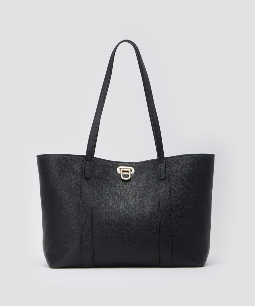 ANELLI TURNLOCK TOTE バッグ BLACK