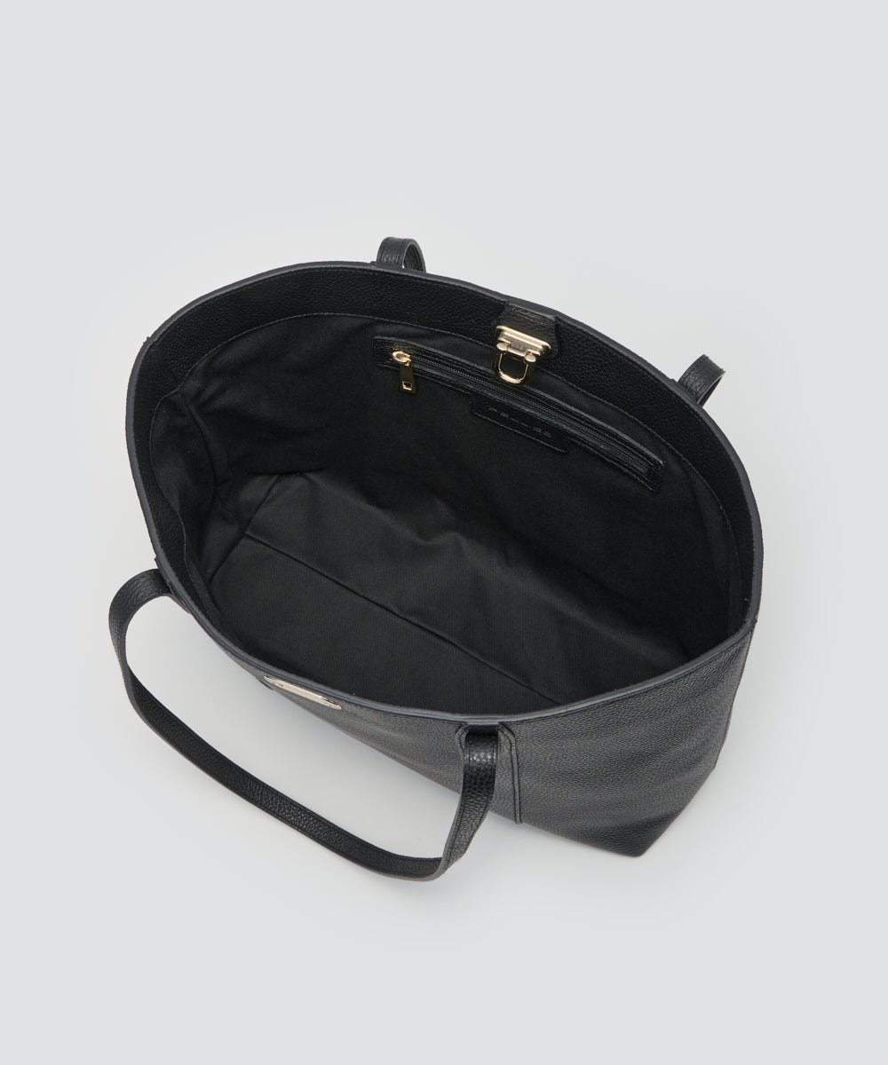 PELLICO BAG | ANELLI TURNLOCK TOTE バッグ BLACK - アマンオンライン