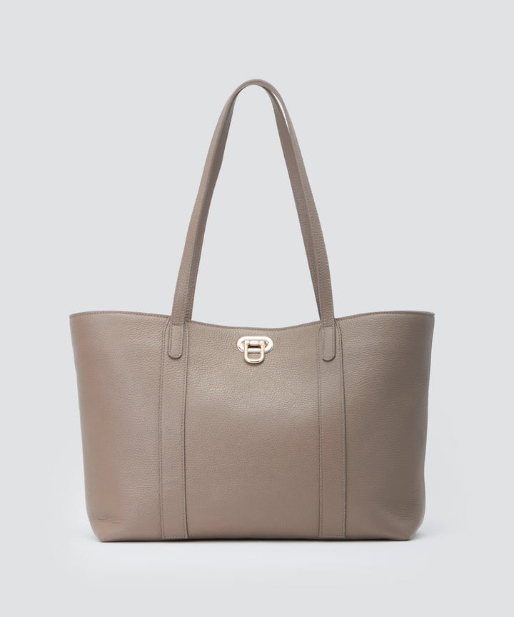 PELLICO BAG | ANELLI TURNLOCK TOTE バッグ TAUPE - アマンオンライン