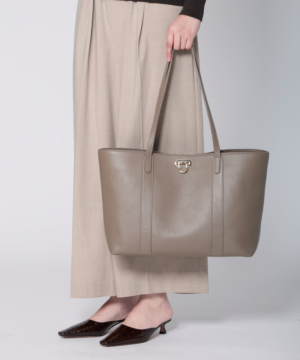 PELLICO BAG | ANELLI TURNLOCK TOTE バッグ TAUPE - アマンオンライン