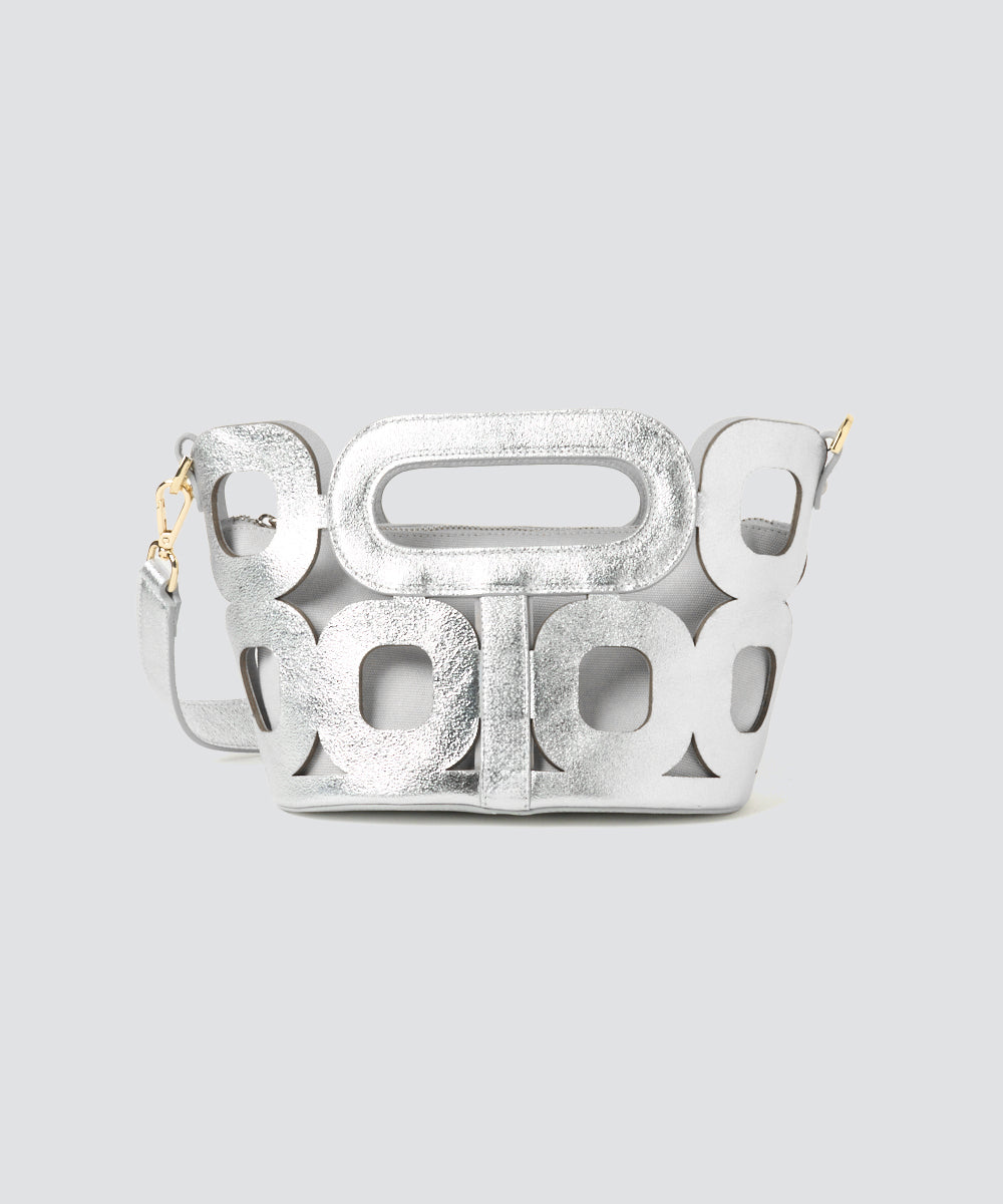 ANELLI HANDLES MINI バッグ SILVER
