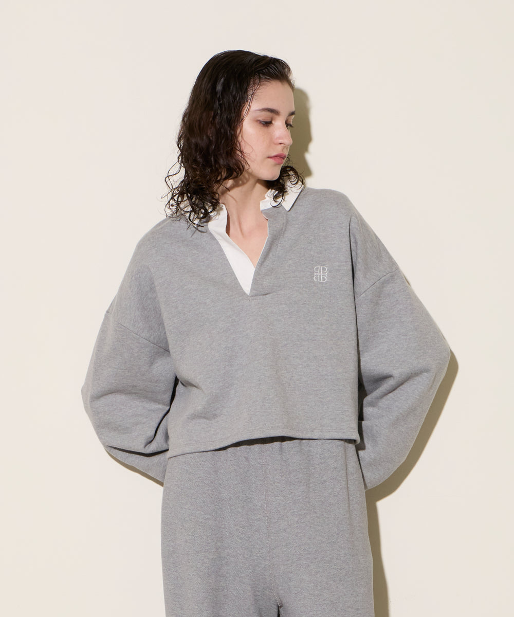 【SALE対象】 Short Length Rugger Sweat ラガー スウェット プルオーバー