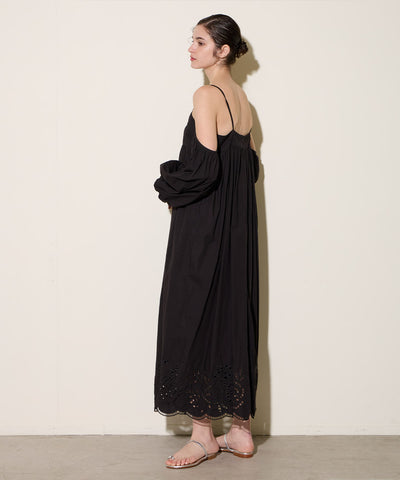 Lace Long Strap Dress レース ストラップ ドレス
