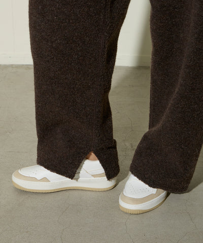 CORN GN1 スニーカー WHITE & BEIGE SUEDE