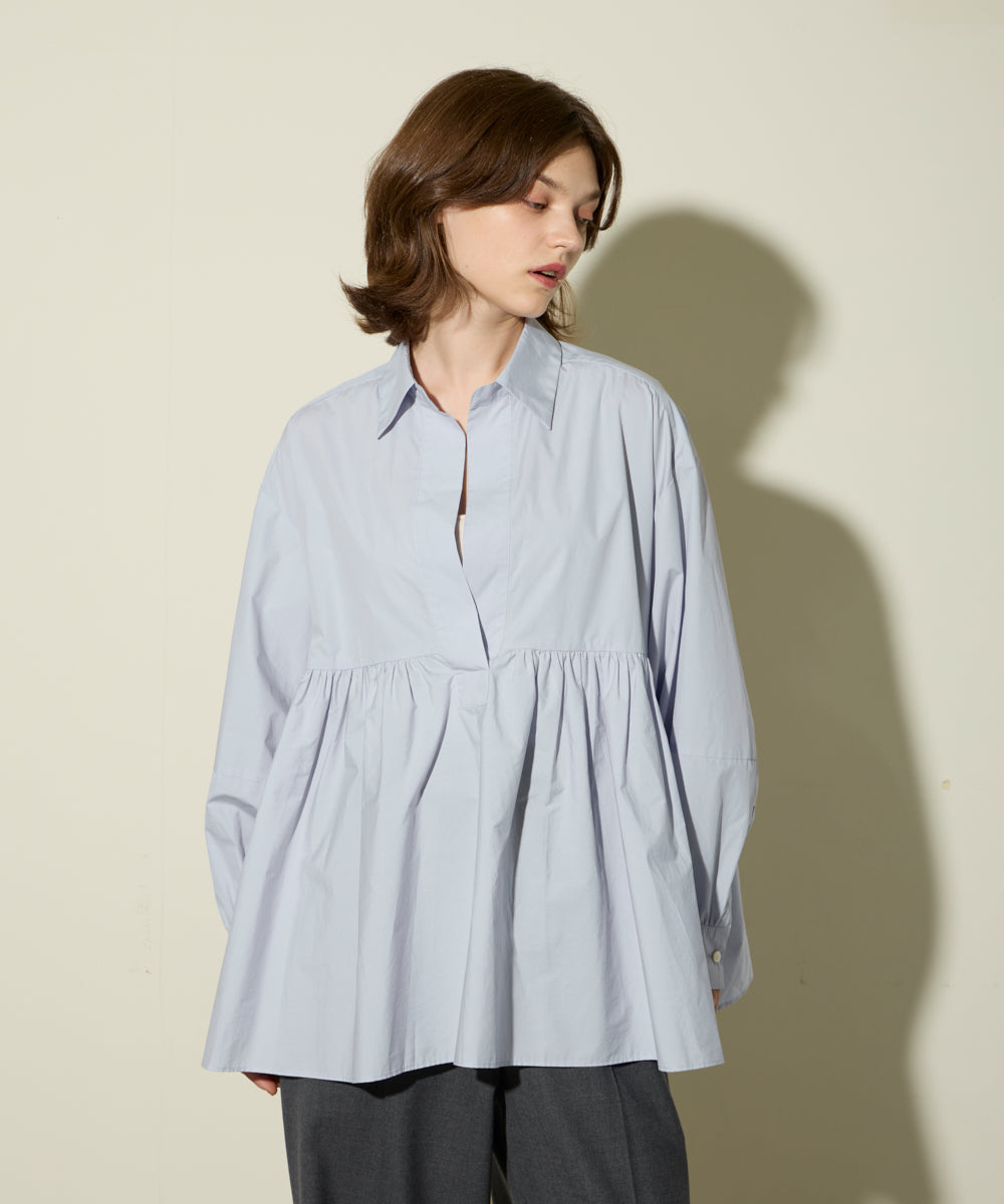 FLAIR SHIRT ギャザーフレアシャツ