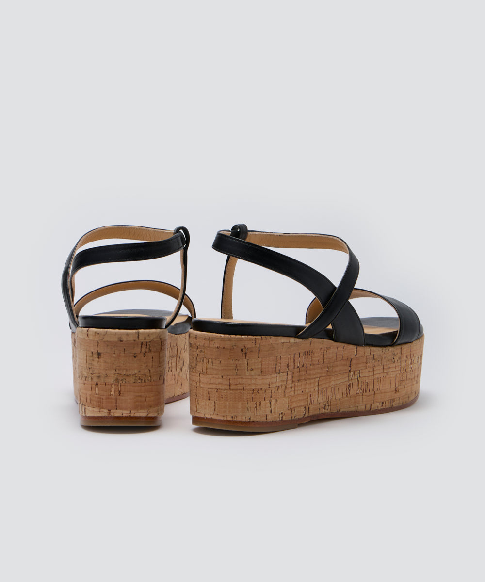 RIMINI サンダル 6.5cm BLACK
