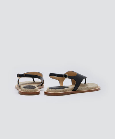 DENIA トングサンダル 1.0cm BLACK
