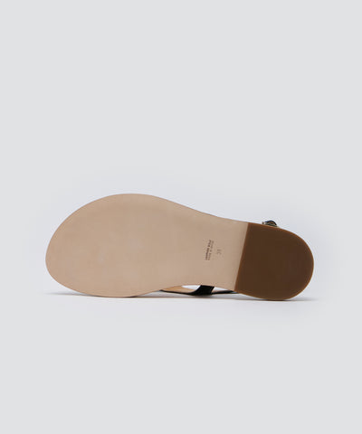 DENIA トングサンダル 1.0cm BLACK