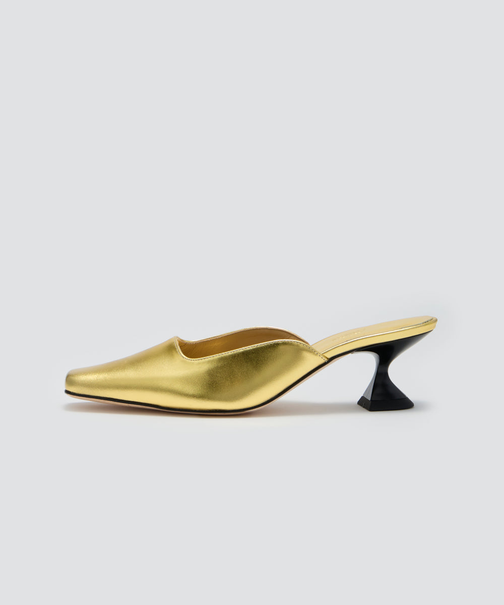 SANTS ミュール 4.0cm GOLD