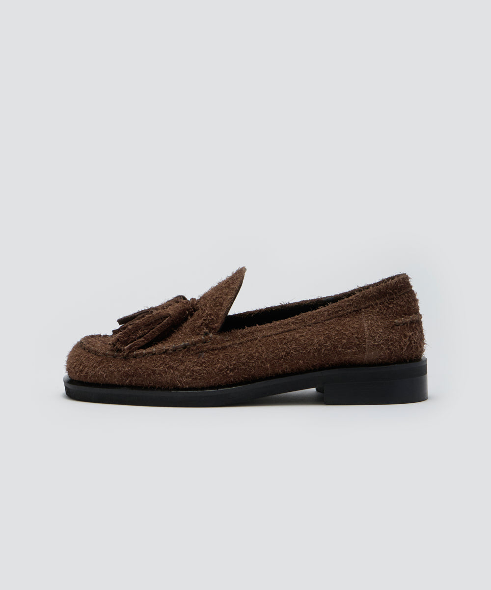 SCROFA タッセル ローファー 2.5cm BROWN