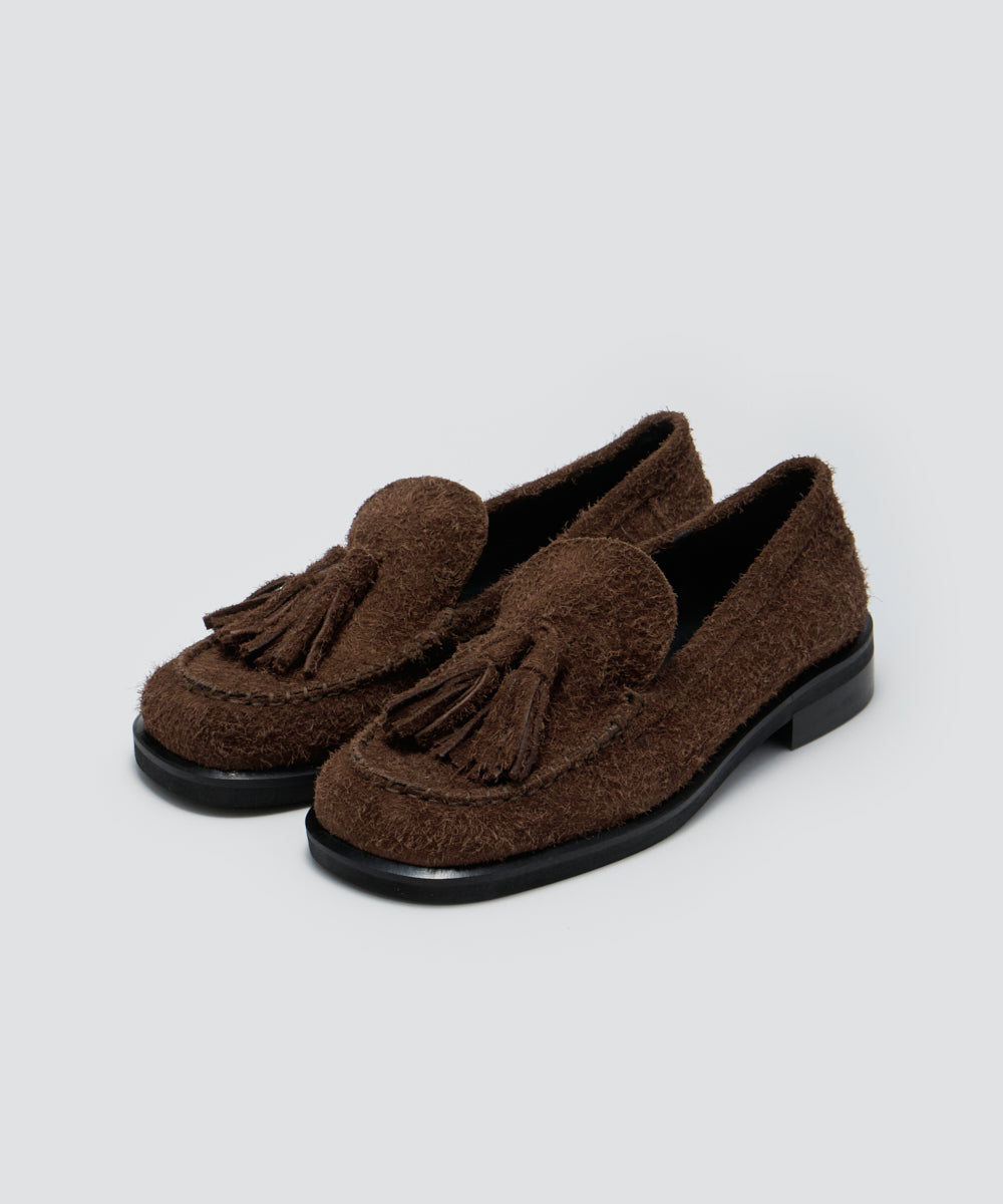 SCROFA タッセル ローファー 2.5cm BROWN