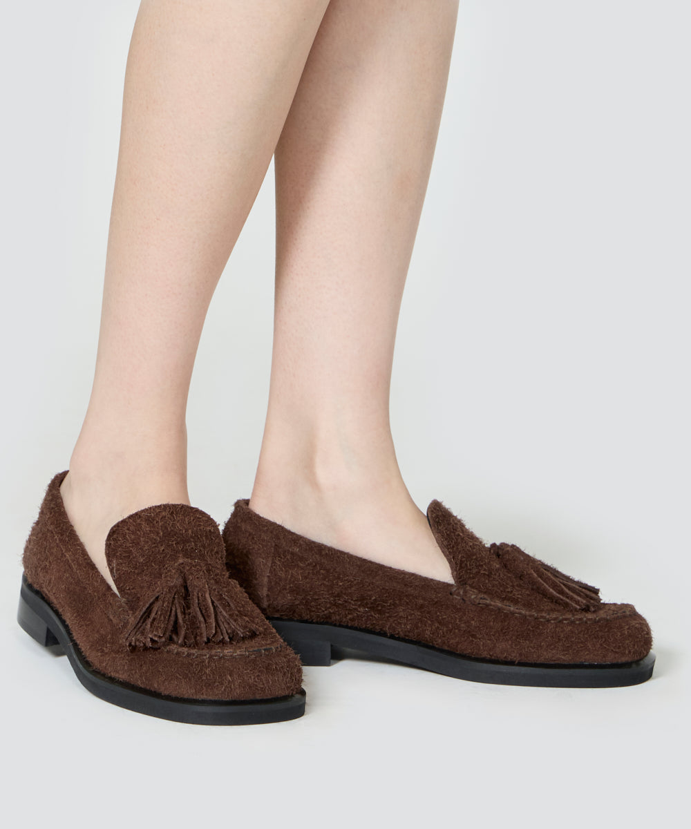 SCROFA タッセル ローファー 2.5cm BROWN