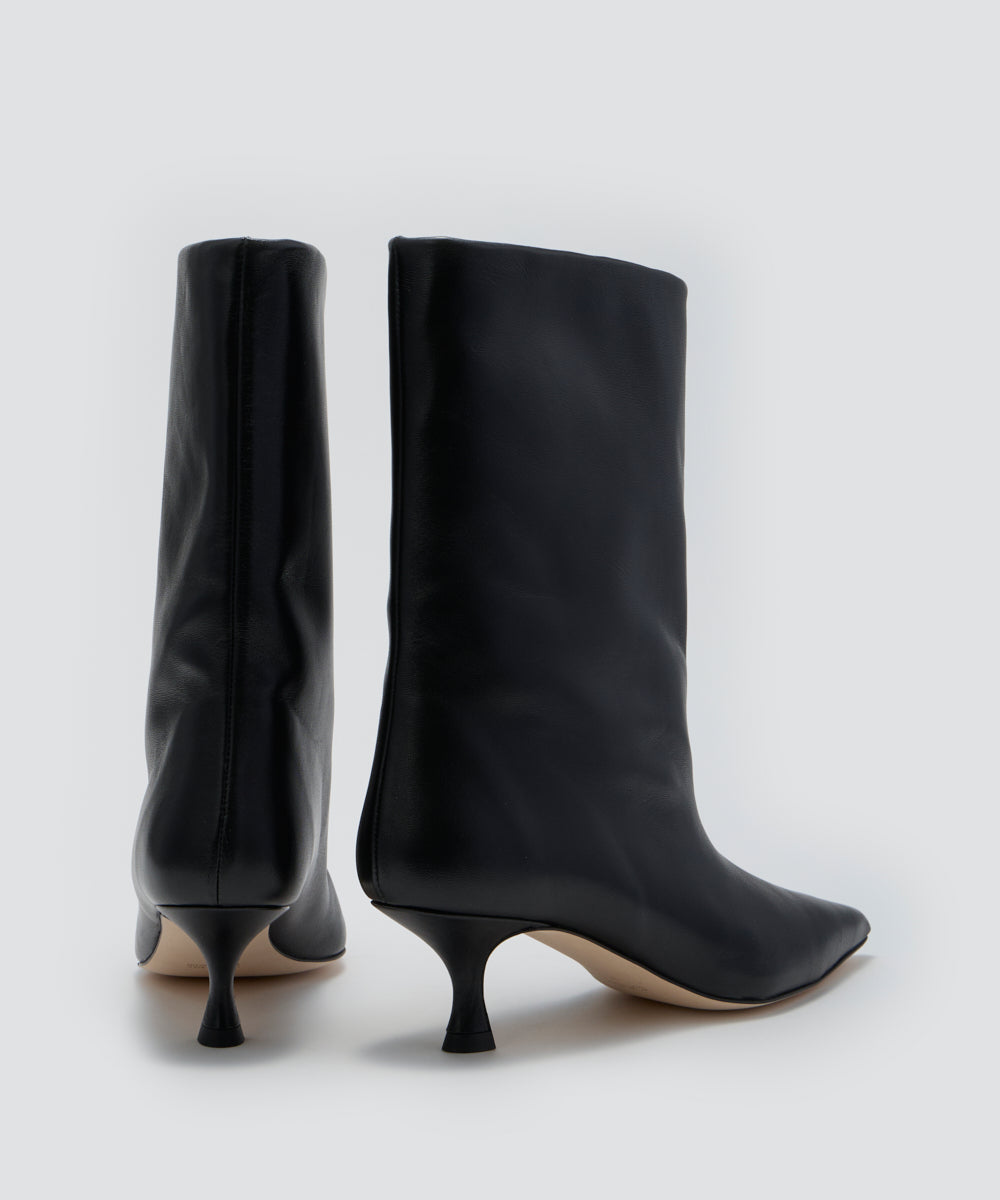 SEVILLA ミディアム ブーツ 5.5cm BLACK