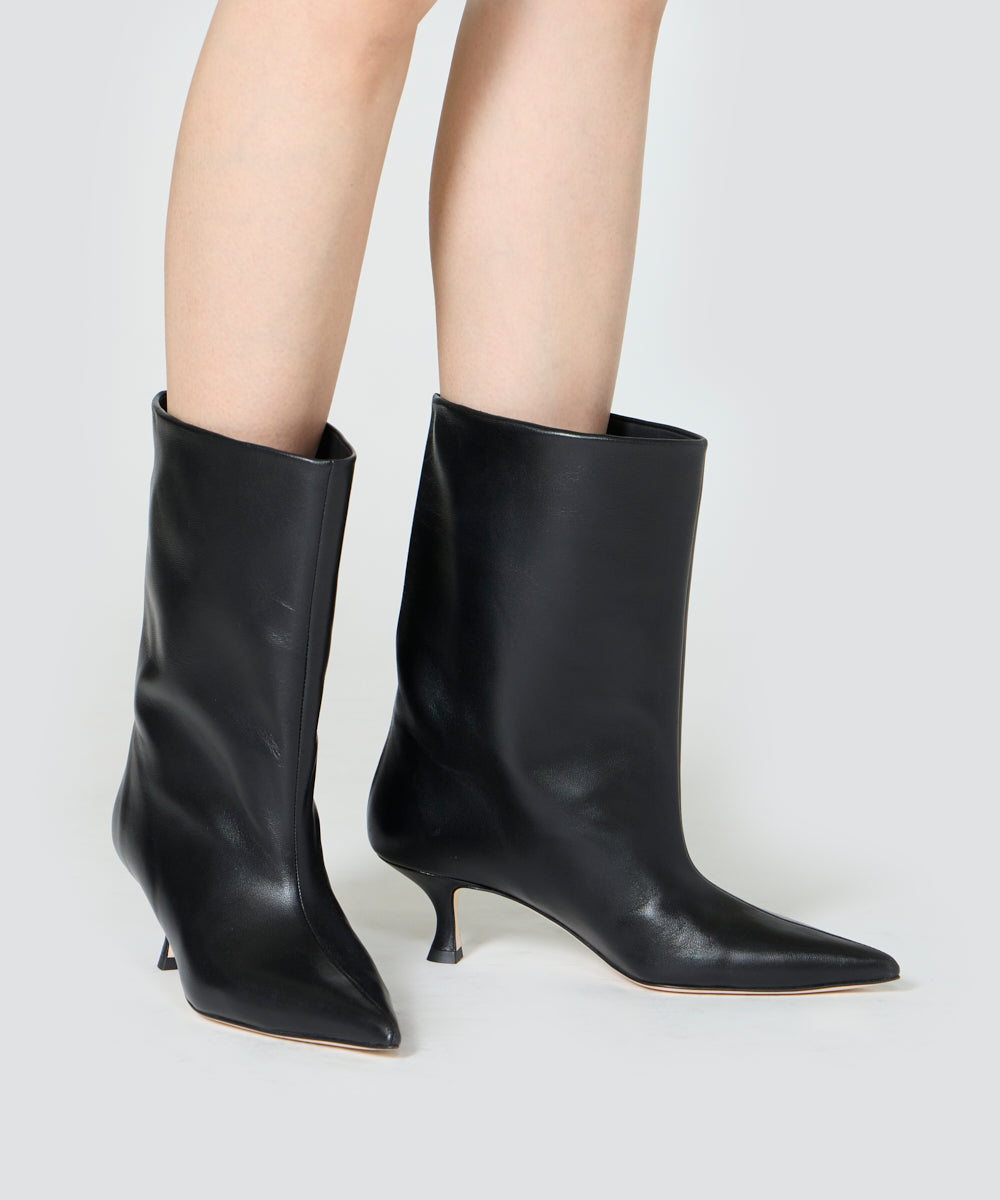 【新品】PELLICO ショートブーツ ブラック　24cm PELLICO SUNNY ペリーコサニー/サイドゴアショートブーツ(NERO