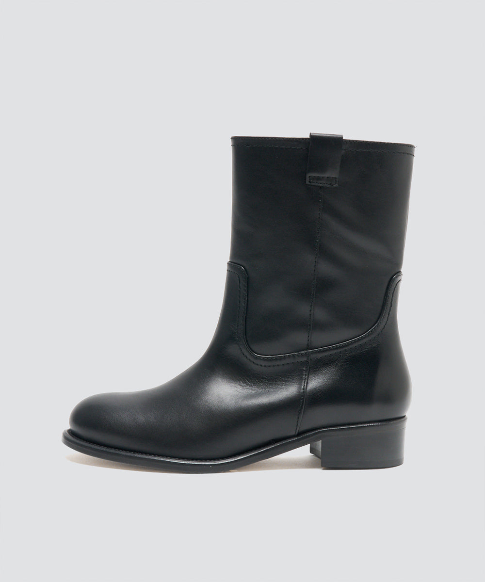 AMY ミディアム ブーツ 3.5cm BLACK