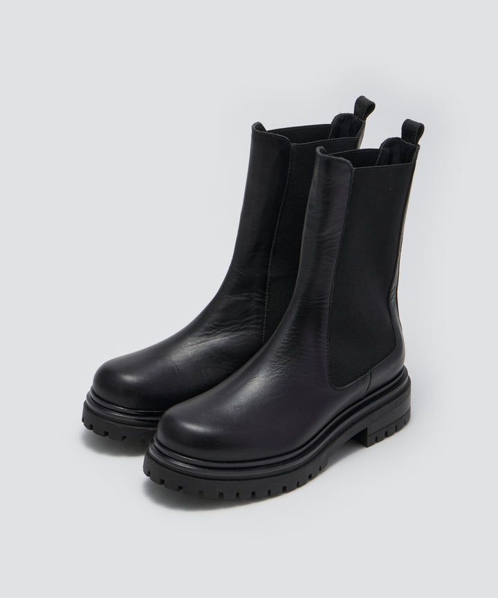 PELLICO SUNNY | サイドゴア ブーツ 4.0cm BLACK - アマンオンライン