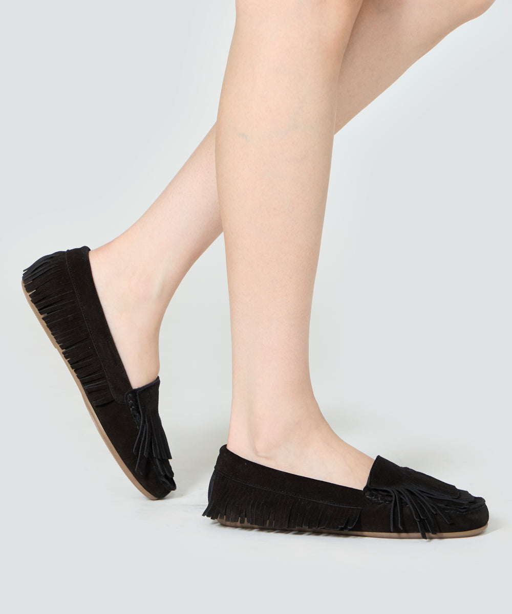 SACO モカシン 1.0cm BLACK