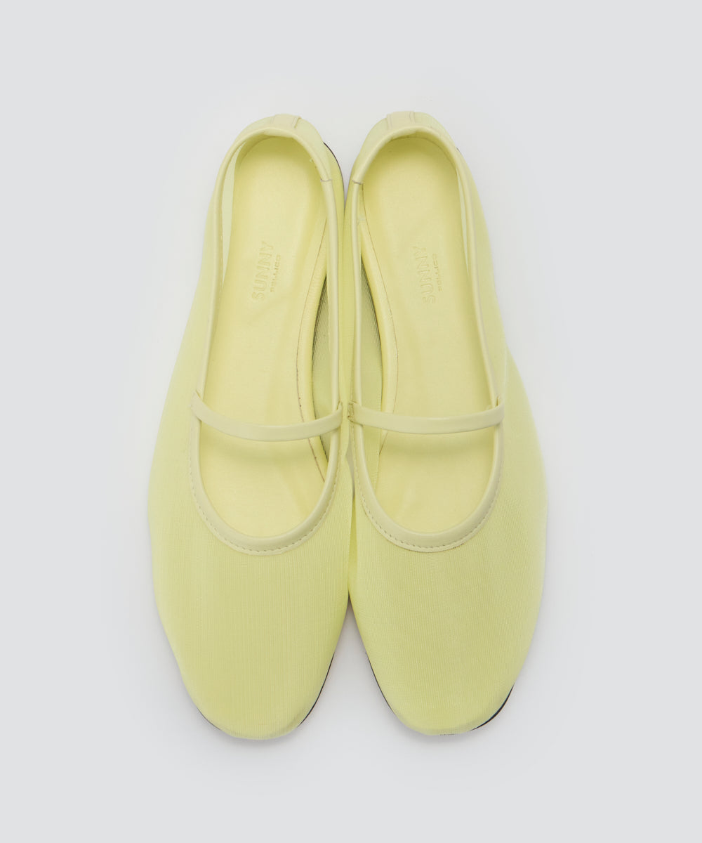 PELLICO SUNNY | メッシュ バレエシューズ 1.0cm YELLOW - アマン