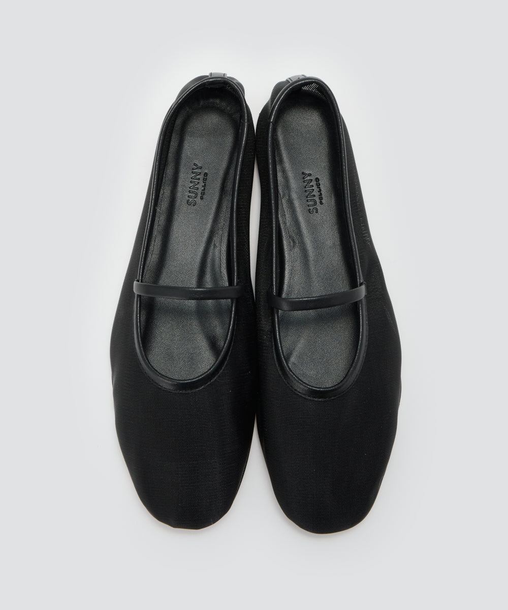 PELLICO SUNNY | メッシュ バレエシューズ 1.0cm BLACK - アマン