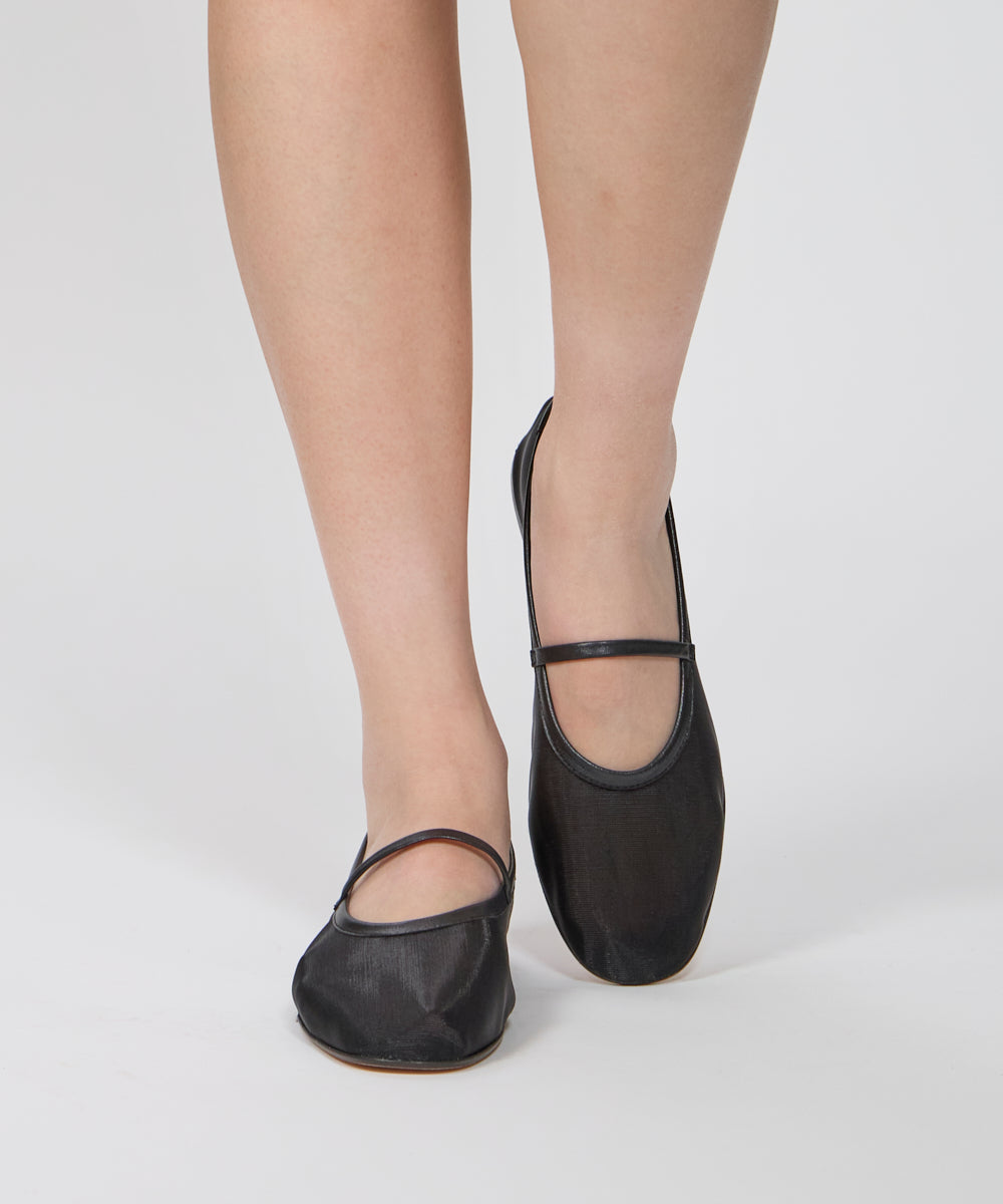 PELLICO SUNNY | メッシュ バレエシューズ 1.0cm BLACK - アマン