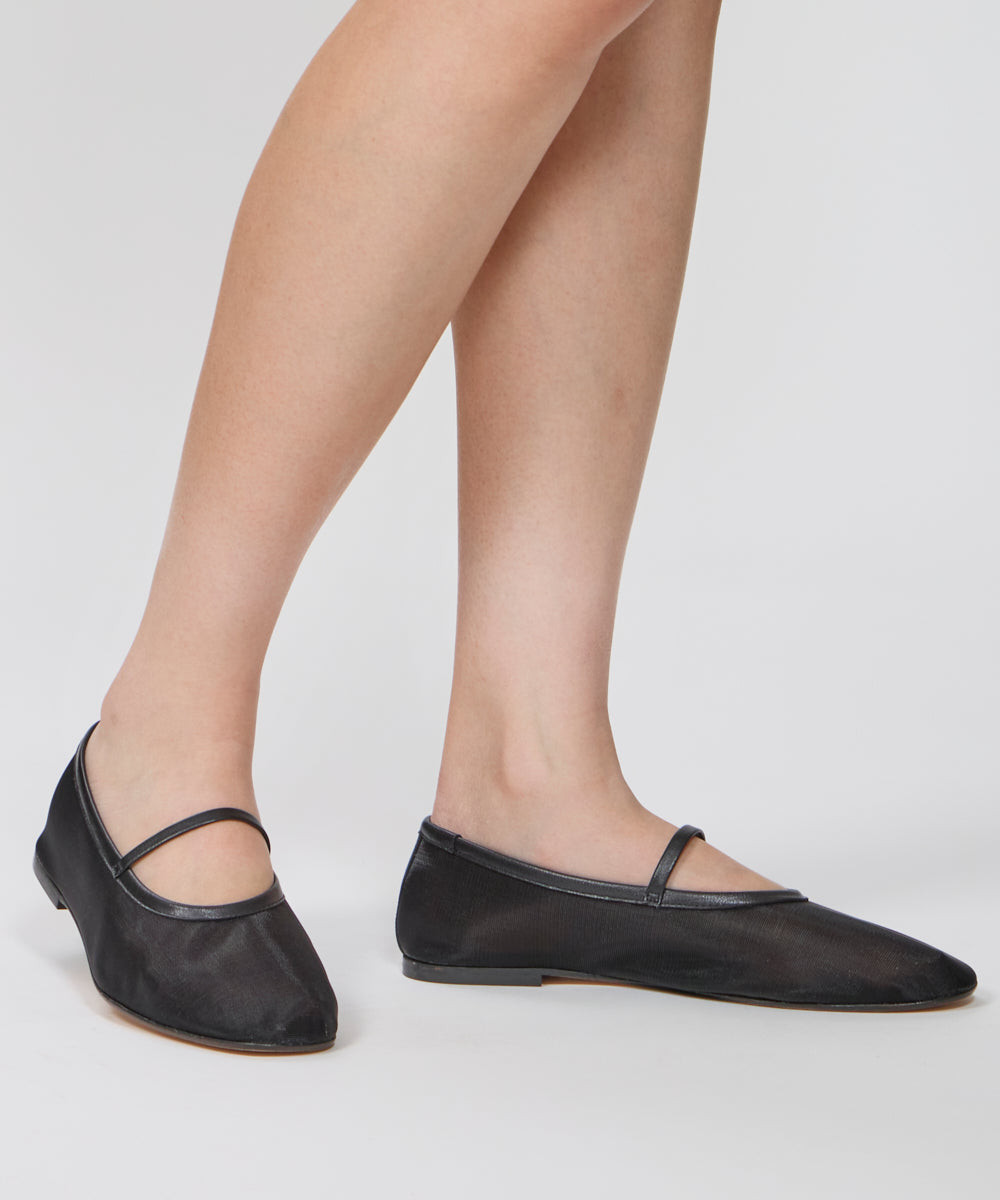 PELLICO SUNNY | メッシュ バレエシューズ 1.0cm BLACK - アマン