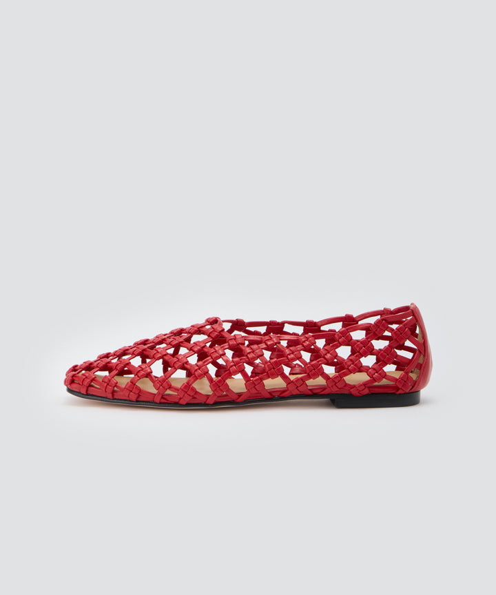 ESPIGA メッシュ フラット 1.0cm RED
