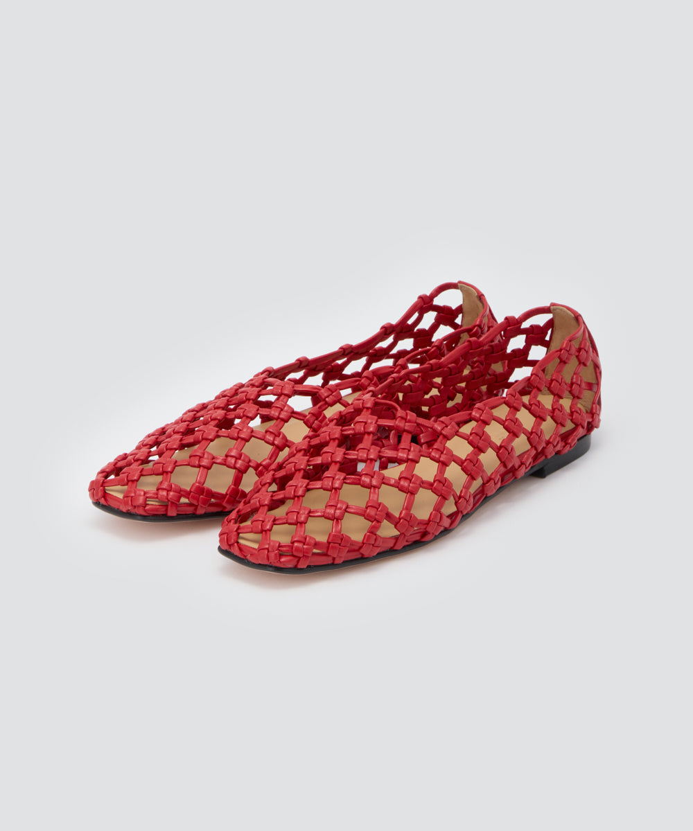 PELLICO SUNNY | メッシュ フラット 1.0cm RED - アマンオンライン