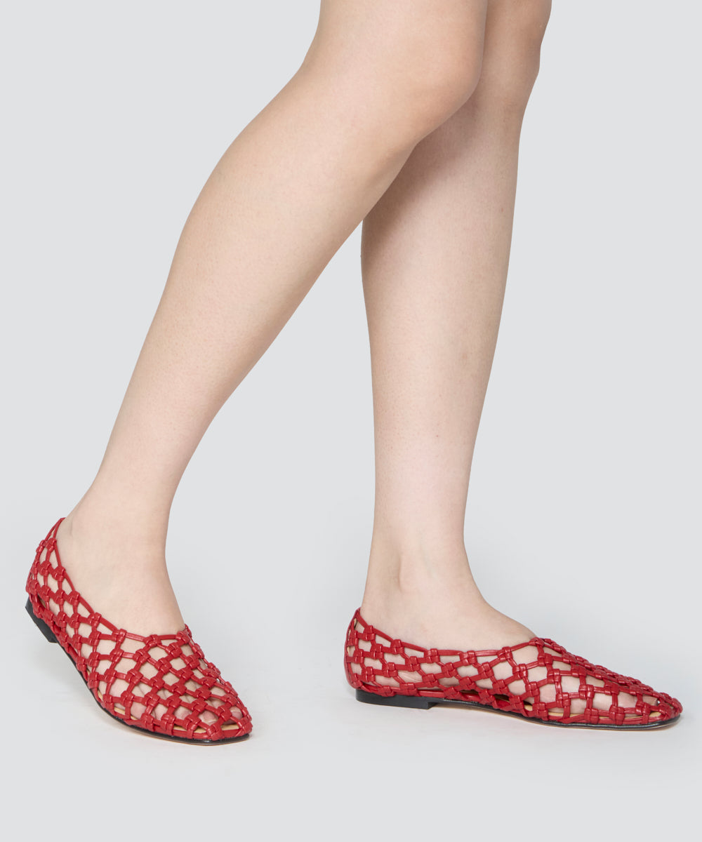 PELLICO SUNNY | メッシュ フラット 1.0cm RED - アマンオンライン