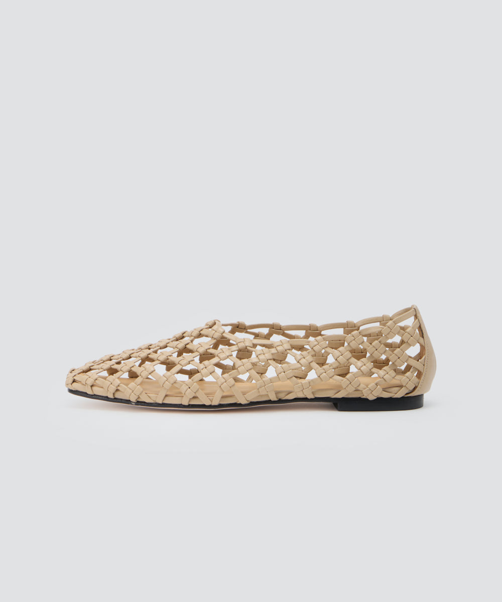 ESPIGA メッシュ フラット 1.0cm BEIGE
